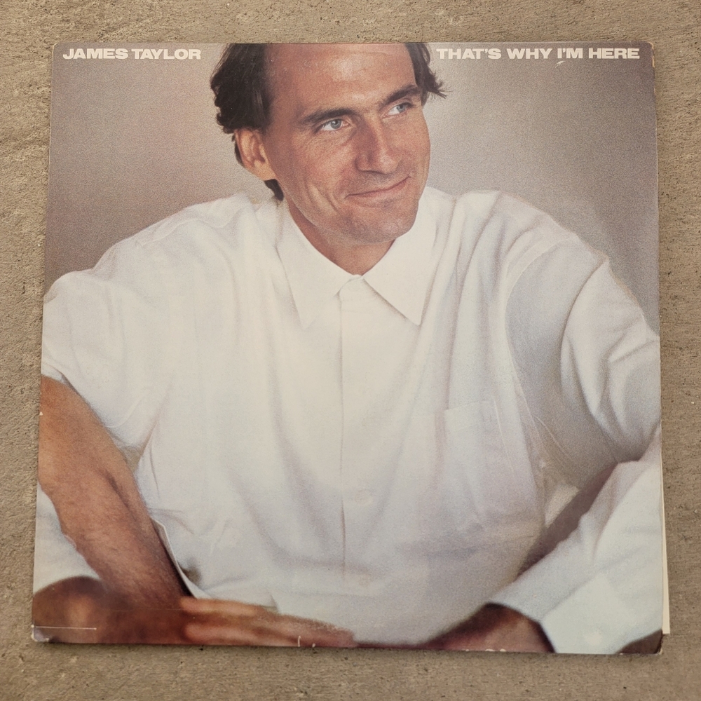 James Taylor - That's Why I'm Here - Vinyl Folk Music Record from 1985